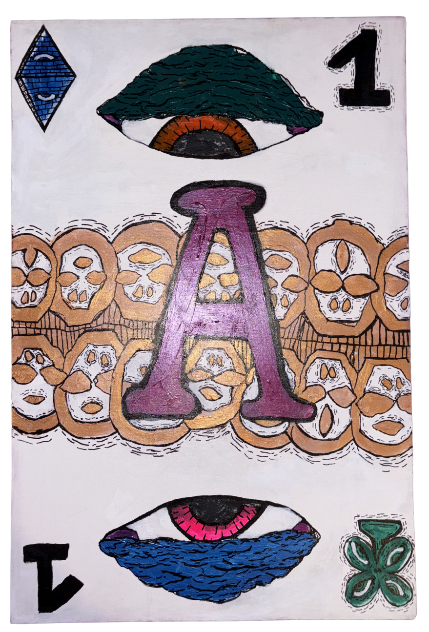 Ace of Luck and Capital – 24" x 36"